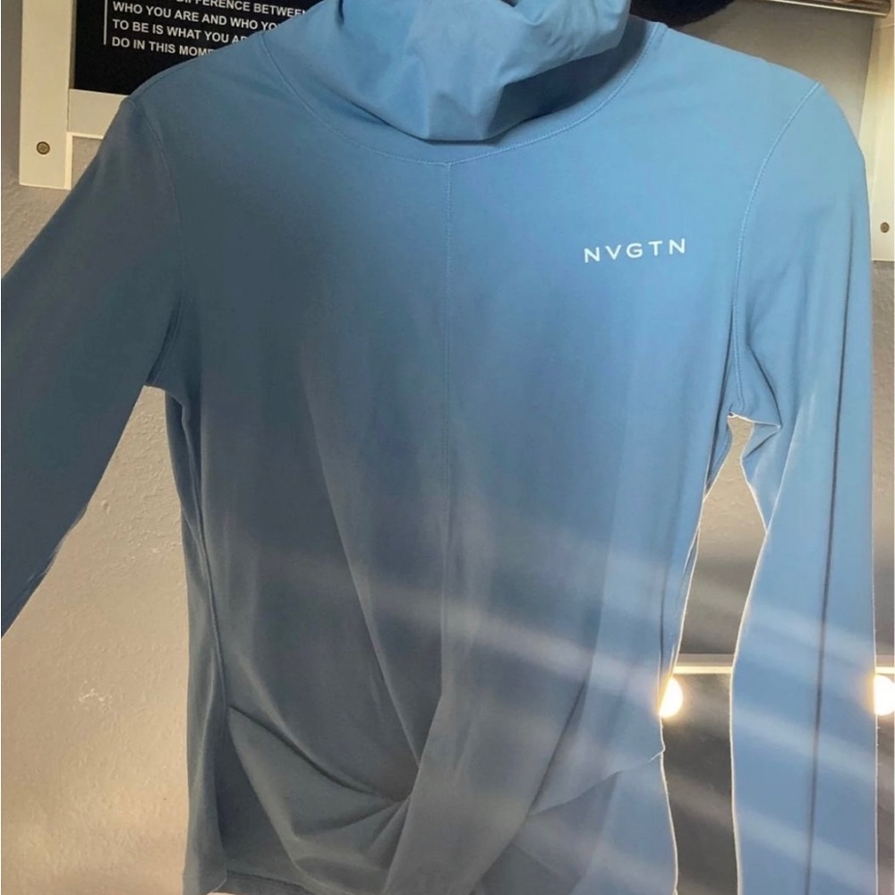 Nvgtn Sky Blue Turtleneck
